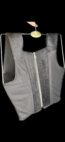 IDLEBONE Classic Black Corset Top, Black Corset in Velvet