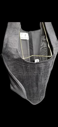 IDLEBONE Classic Black Corset Top, Black Corset in Velvet