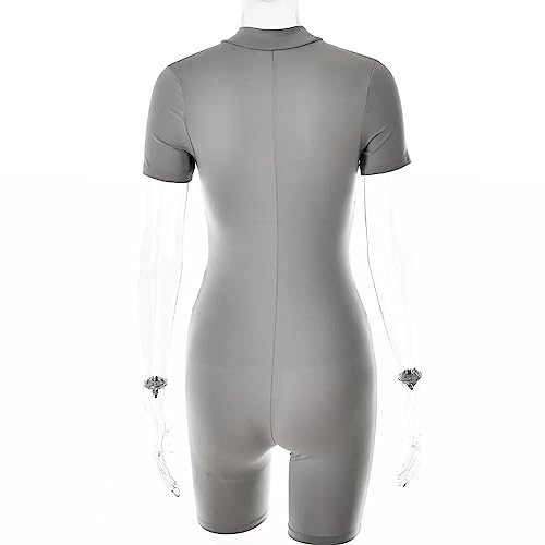 IDLEBONE Womens Corset Contour Swimsuit, Onepiece Shapewear Swim, Bodysuit Short Sleeve Romper, Full Coverage Beach